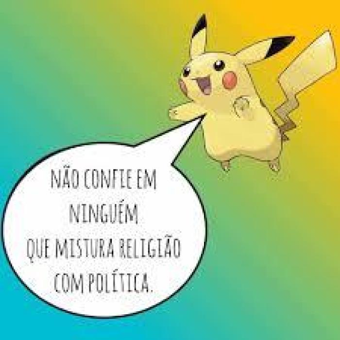 Religião e Política não podem se misturar!