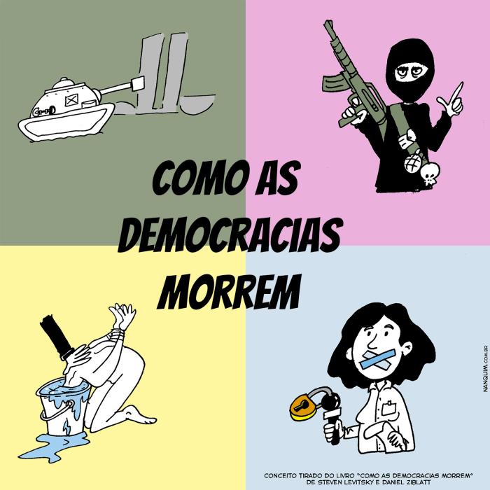 A Democracia Não Morre de Infarto — Morre de Desgaste