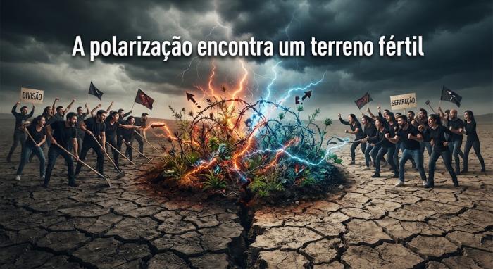 A polarização encontra um terreno fértil