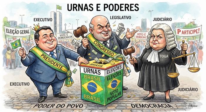 ENTRE URNAS E PODERES: 