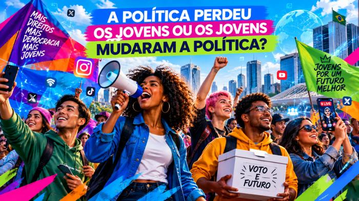 A POLÍTICA PERDEU OS JOVENS OU OS JOVENS MUDARAM A POLÍTICA?