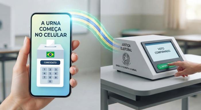 A URNA COMEÇA NO CELULAR