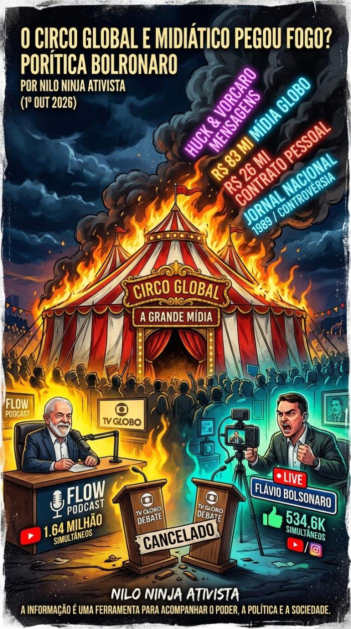 O circo global e midiático pegou fogo?