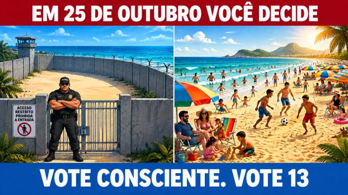 As praias privatizadas