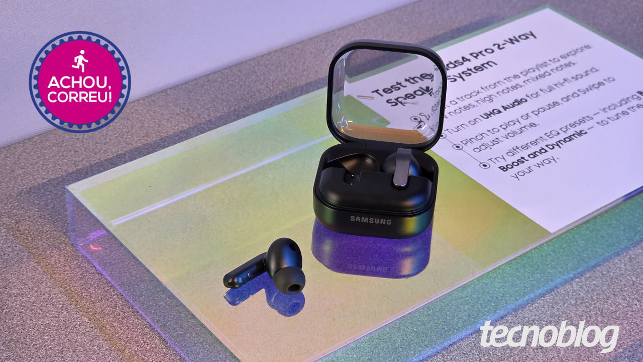 Galaxy Buds 4 Pro atinge 36% OFF na melhor oferta que já encontramos