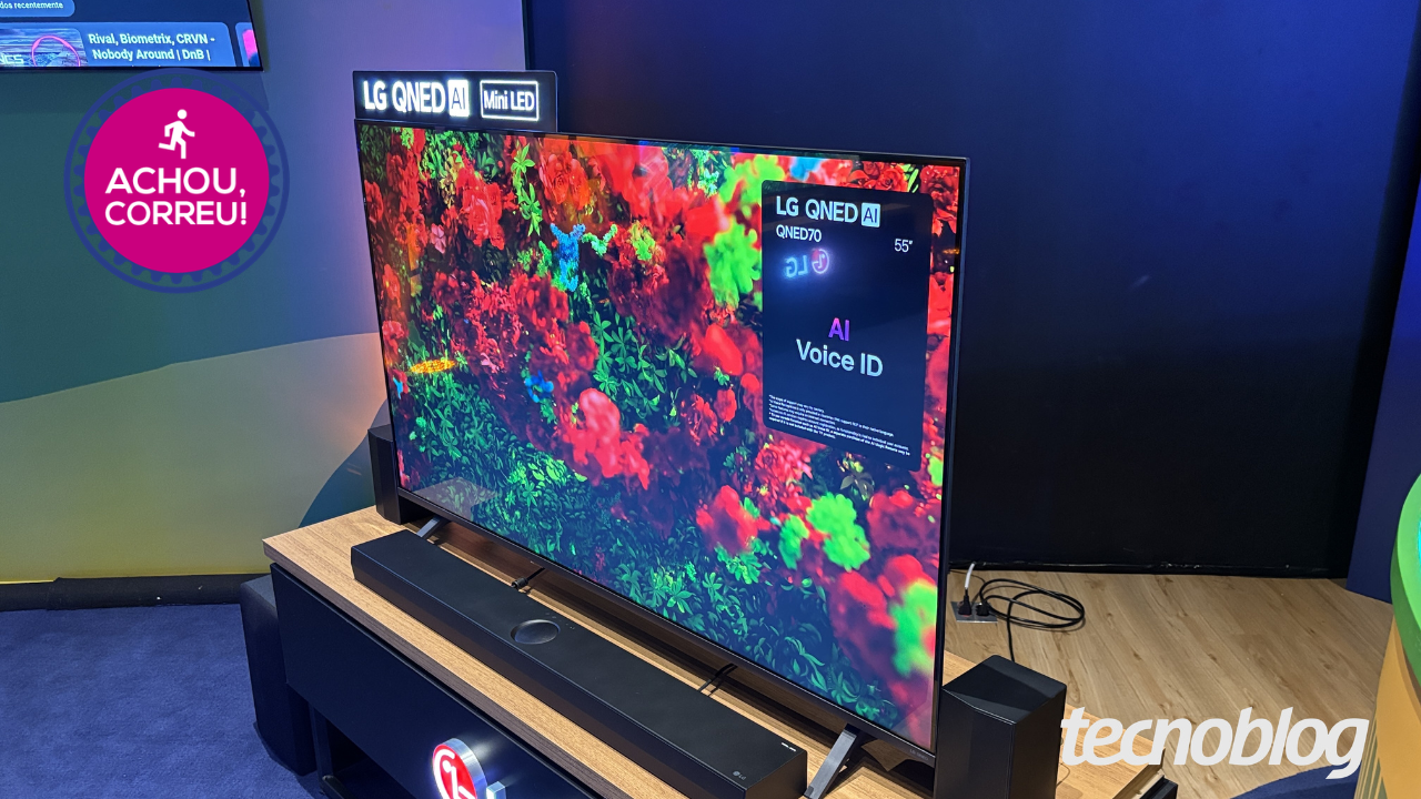 Lançamento: TV LG 50″ com Mini LED cai de preço com cupom em oferta