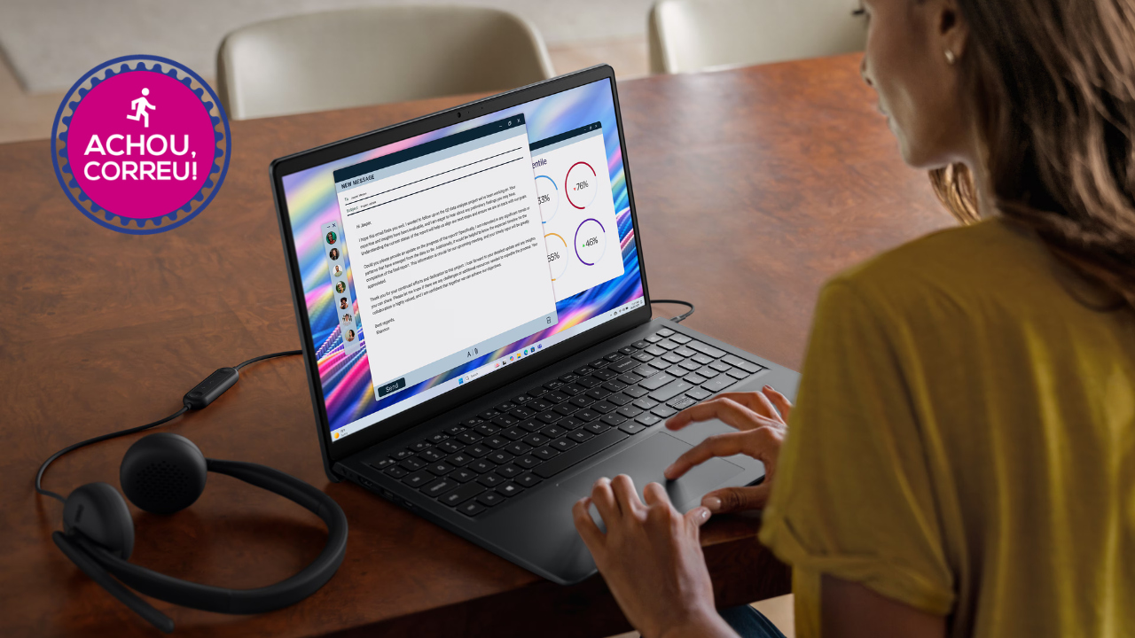Dell 15 com tela de 120 Hz tem R$ 1.000 OFF em até 12x sem juros