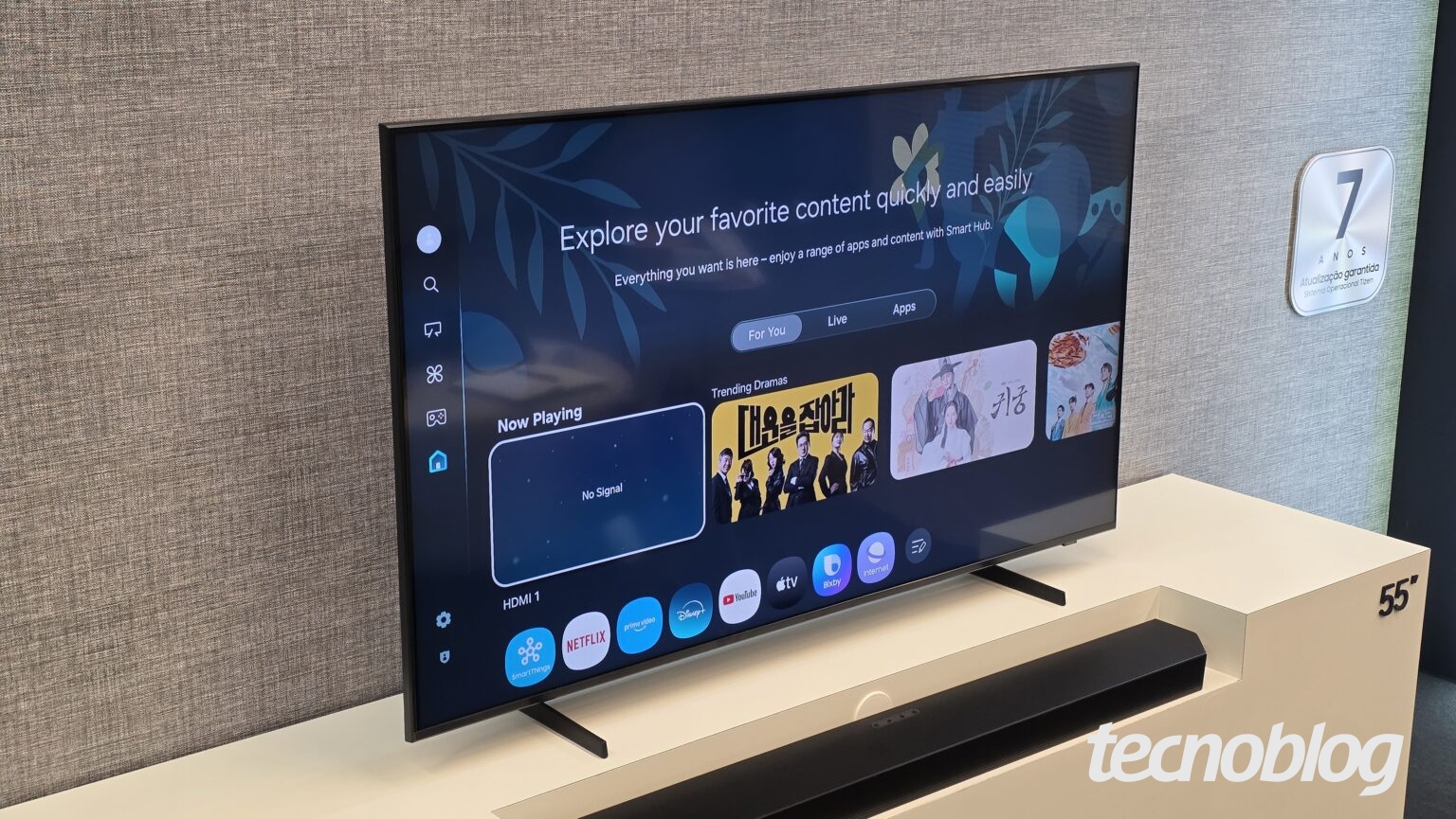 Como baixar um app na TV Samsung
