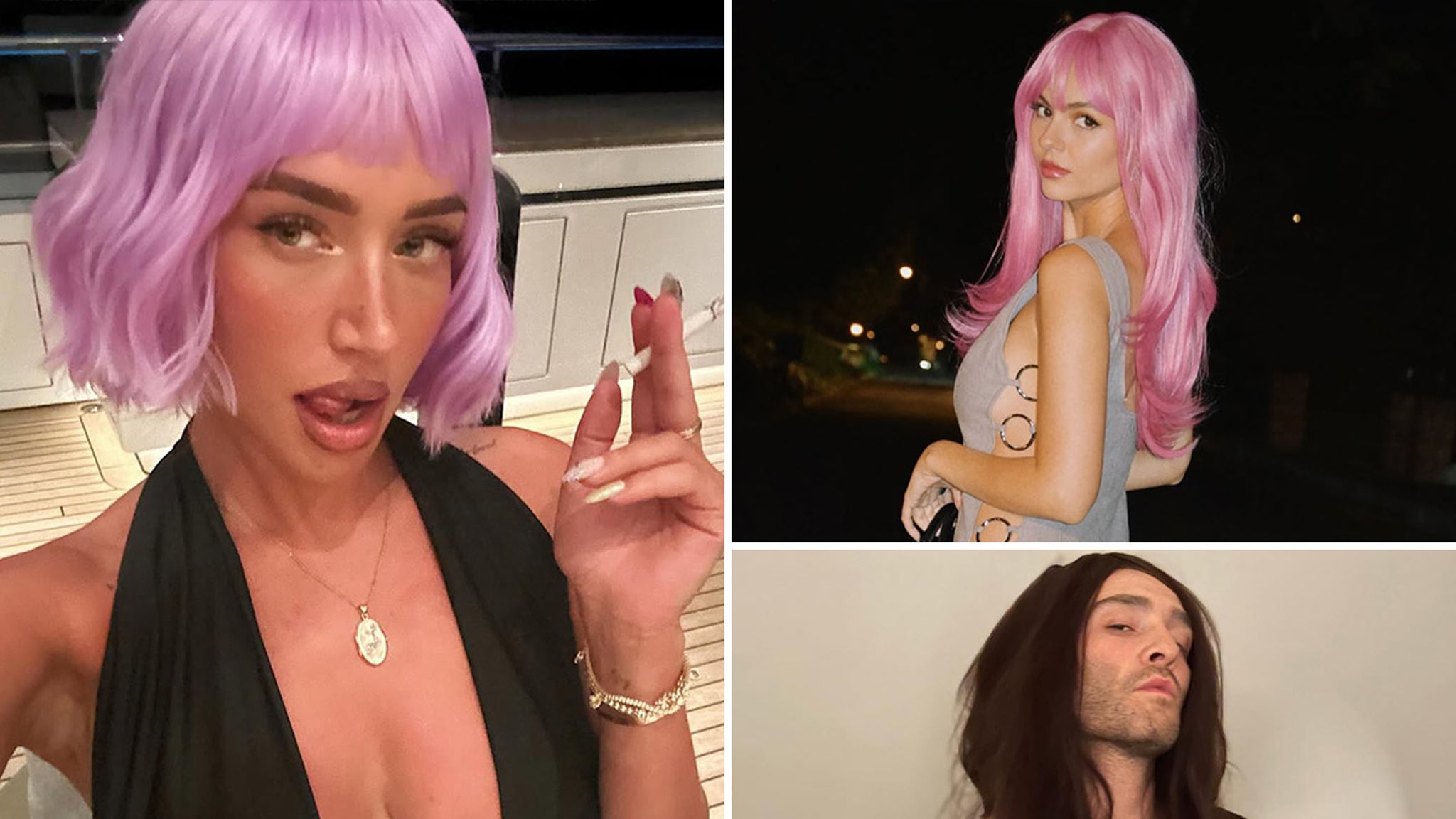 Celebs Wiggin' Out For International Wig Day!