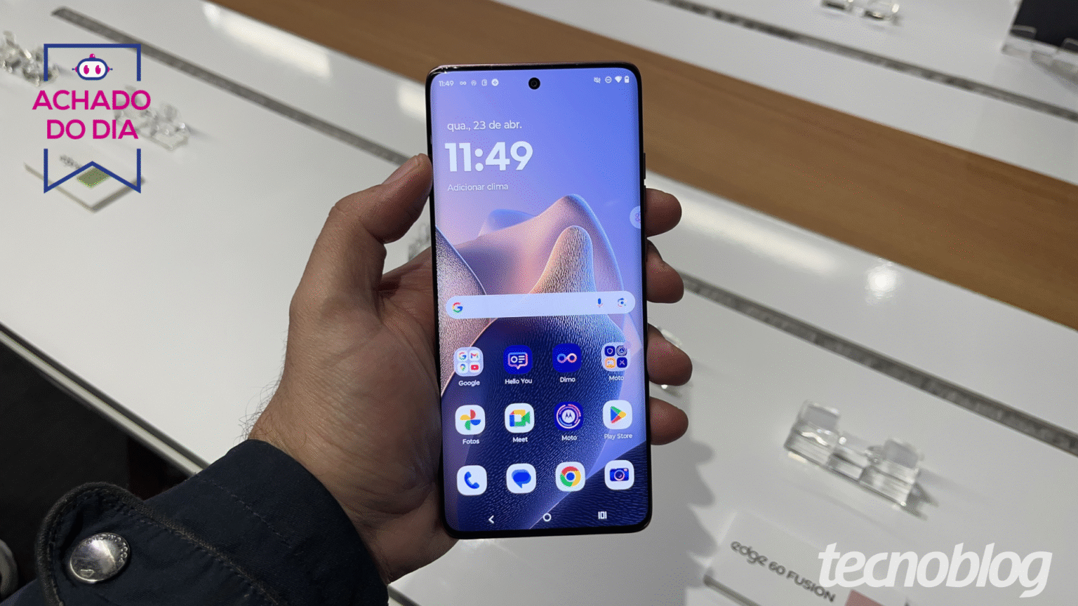 Motorola Edge 60 Fusion (256 GB) apresenta 44% OFF com cupom no Mercado Livre