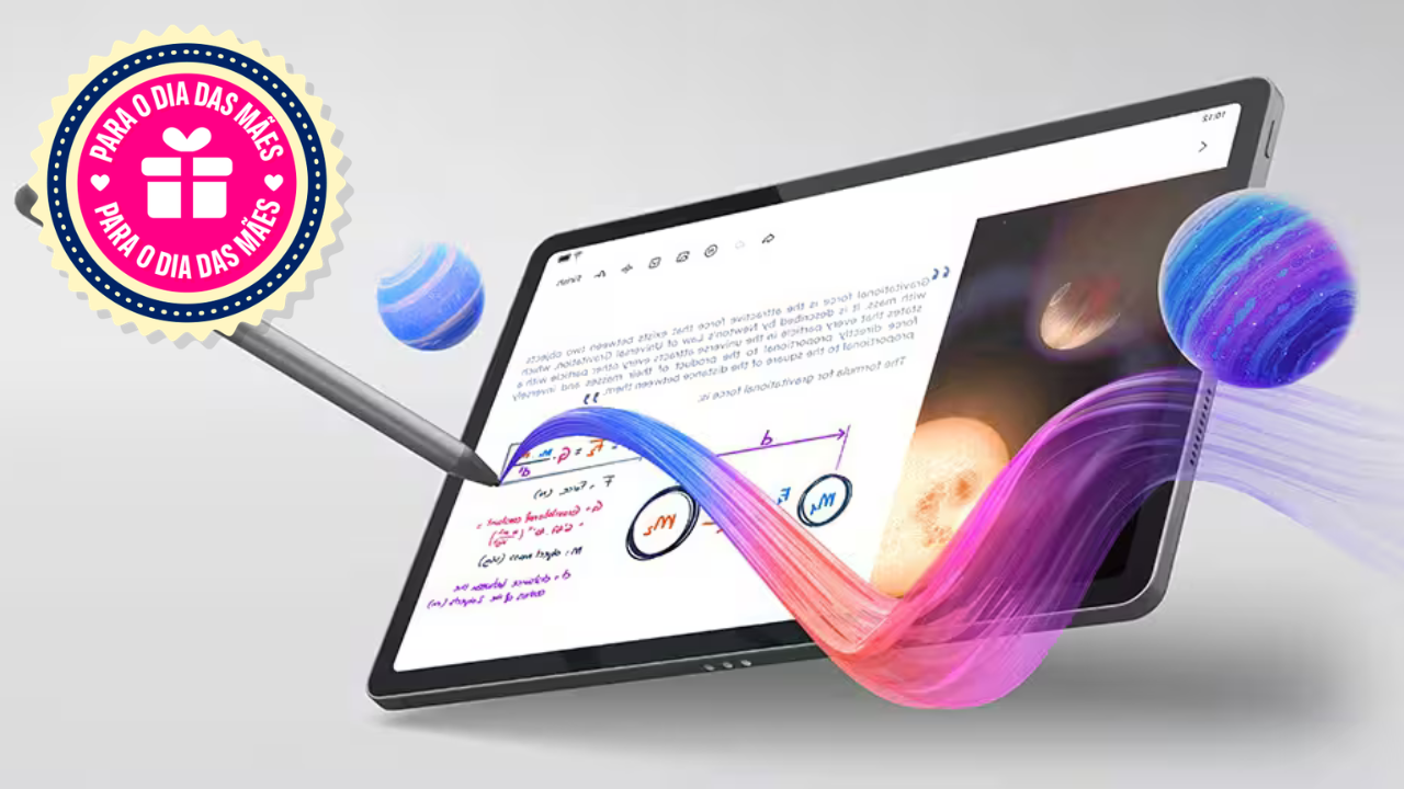 Lenovo Idea Tab com 8 GB RAM e tela de 11″ recebe 31% OFF para o Dia das Mães 2026