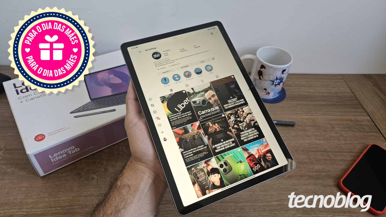 Lenovo Idea Tab edição Copa do Mundo tem 33% OFF em promoção para Dia das Mães