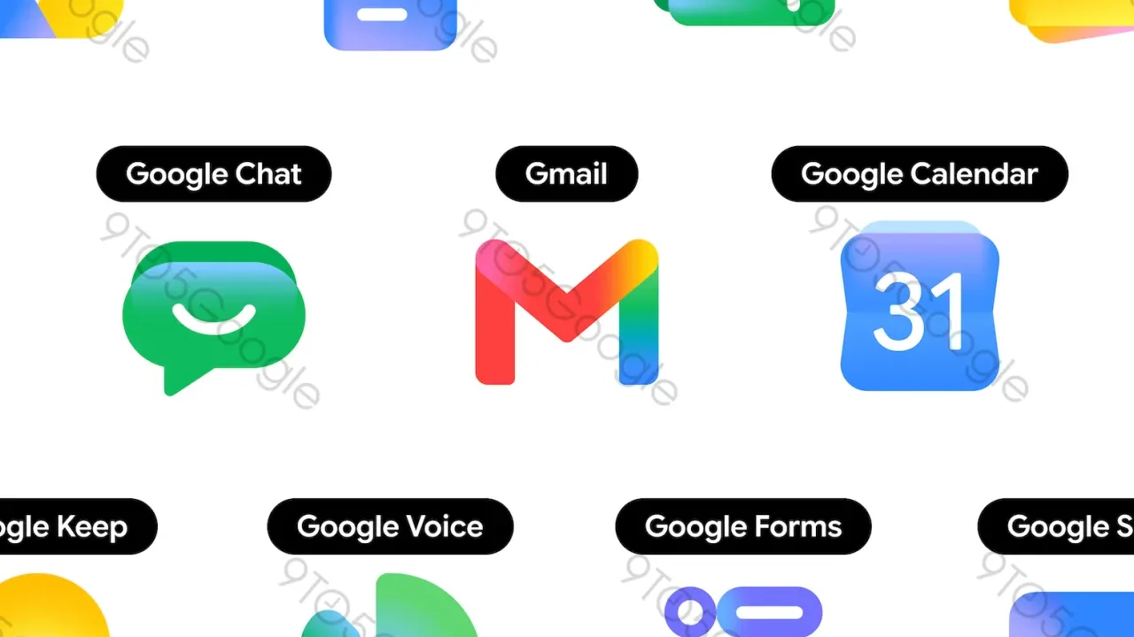 Google começa a liberar os novos ícones para apps de produtividade