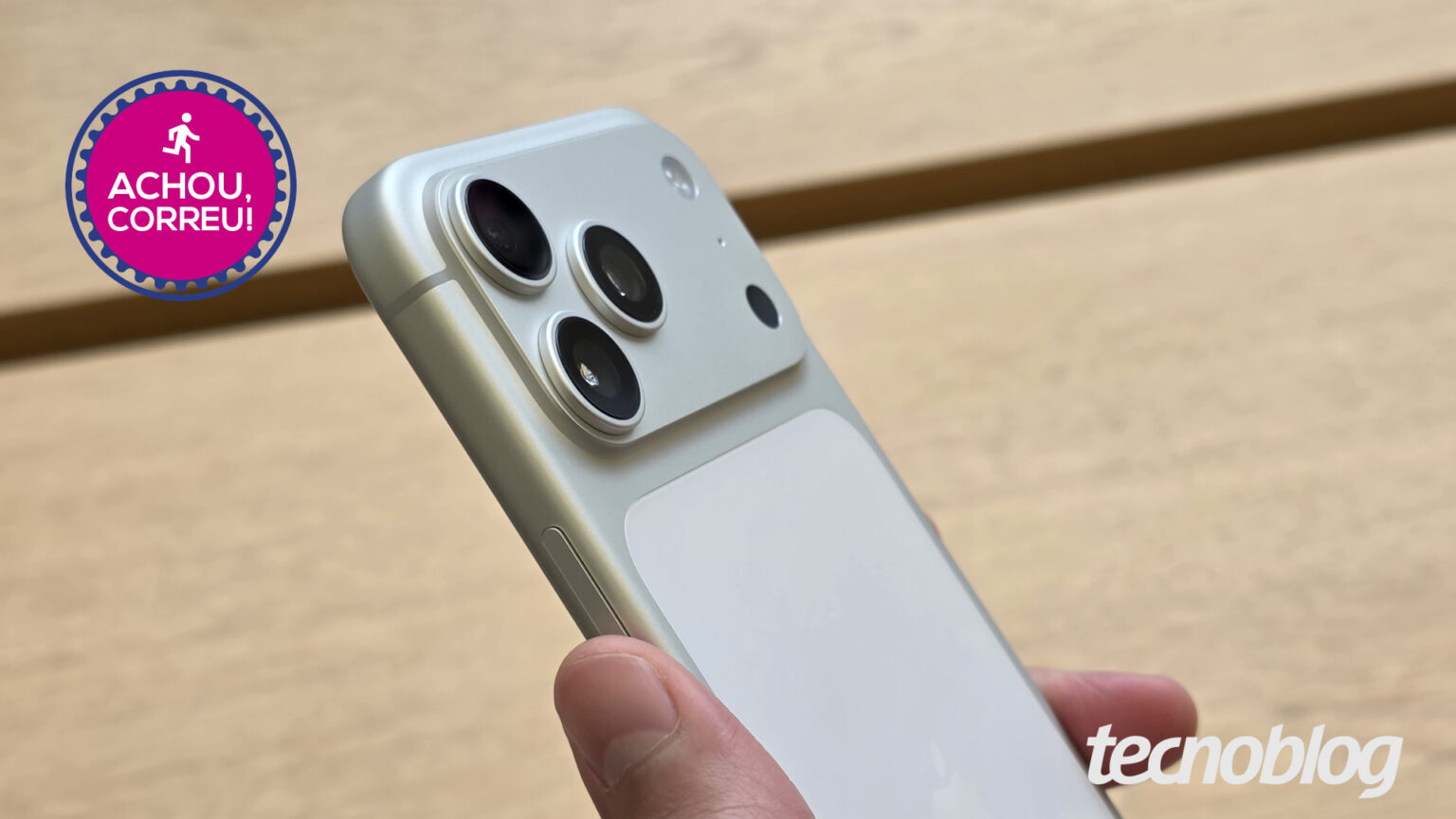 Baixou mais: iPhone 17 Pro Max (256 GB) cai 30% para menor preço que já vimos