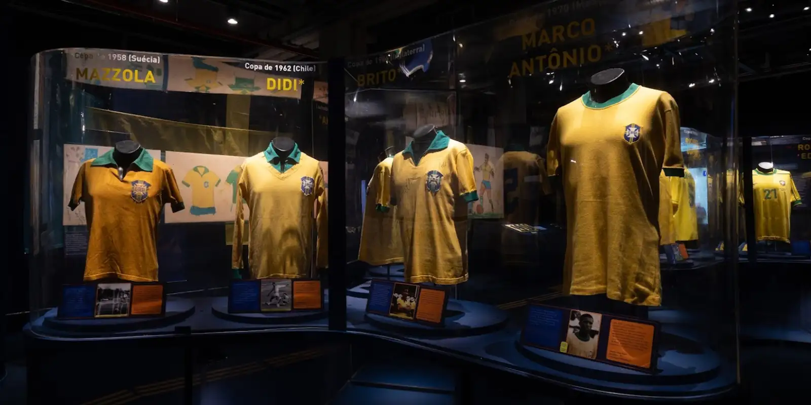 Futebol: exposição conta a história da camisa canarinho