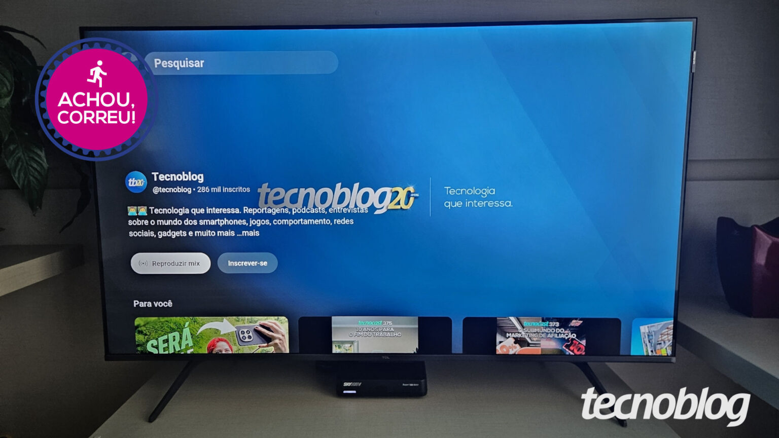 TV TCL C6KS 50” tem melhor oferta desde a Black Friday em até 12x no AliExpress