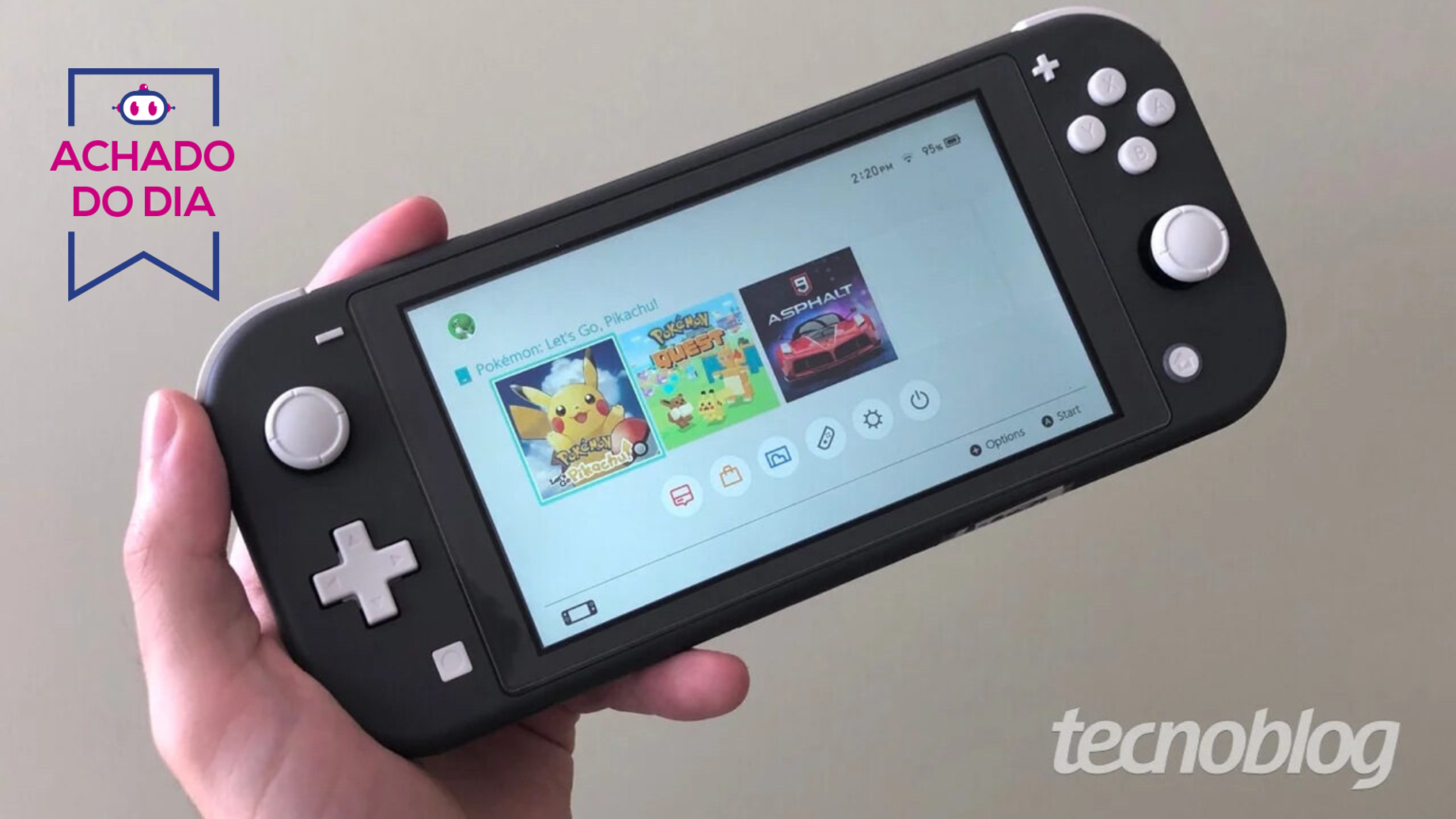 Nintendo Switch Lite fica 32% mais barato no Mercado Livre na melhor oferta desde março