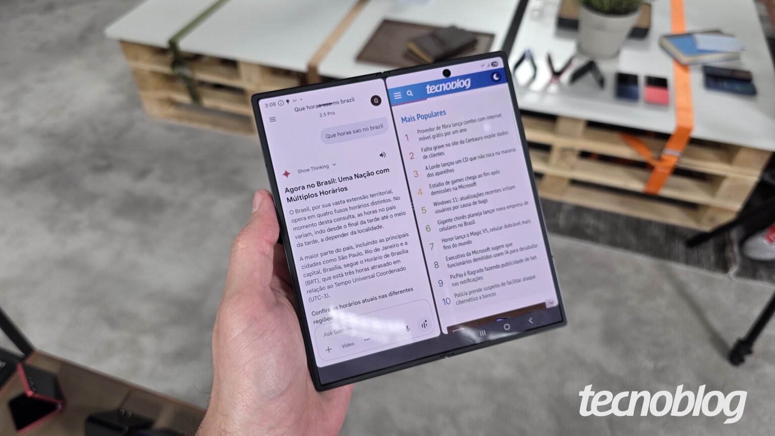 Samsung pode lançar dobrável com vinco quase imperceptível na tela