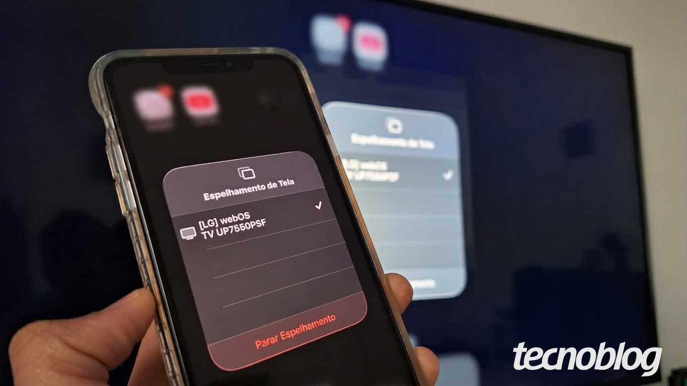 Como espelhar o iPhone na TV ou Mac