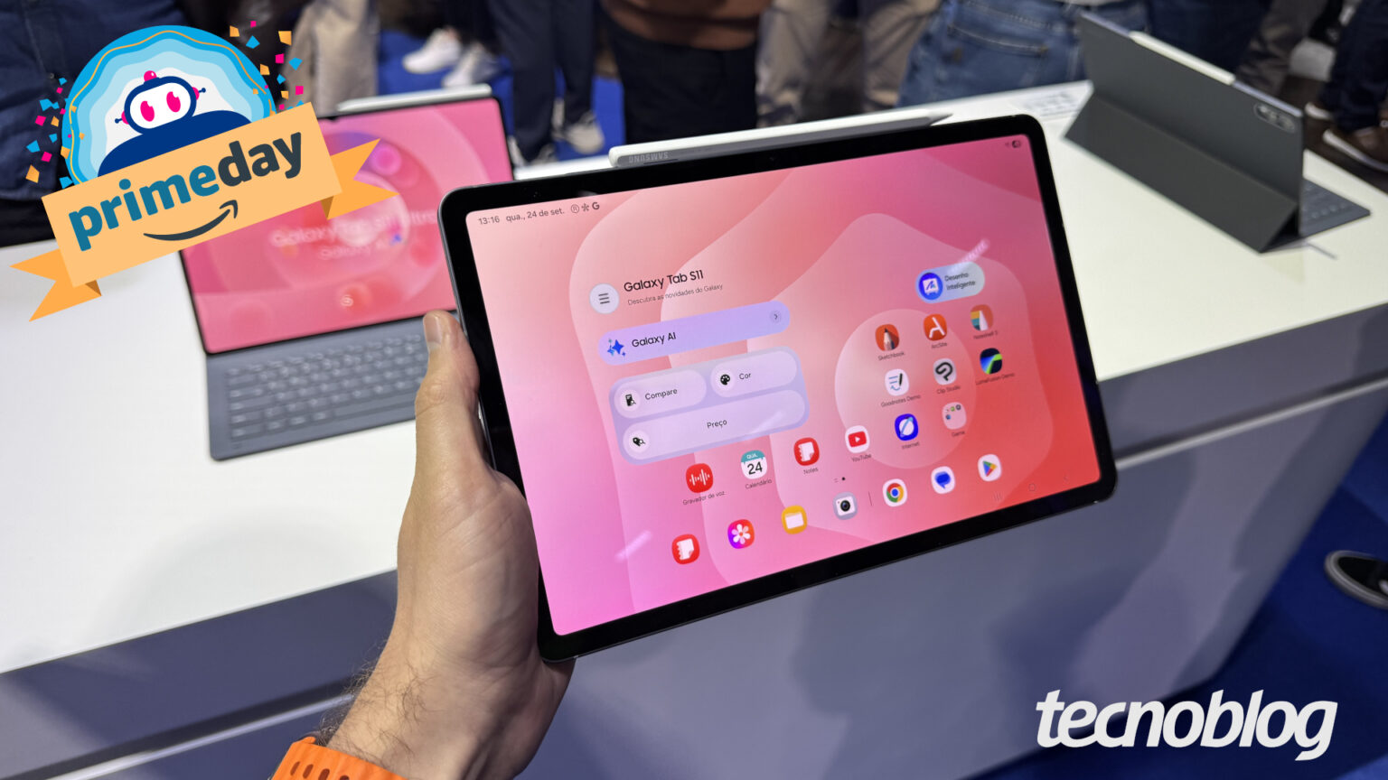 Prime Day 2026: Galaxy Tab S11 5G para tarefas em alto desempenho tem 27% OFF