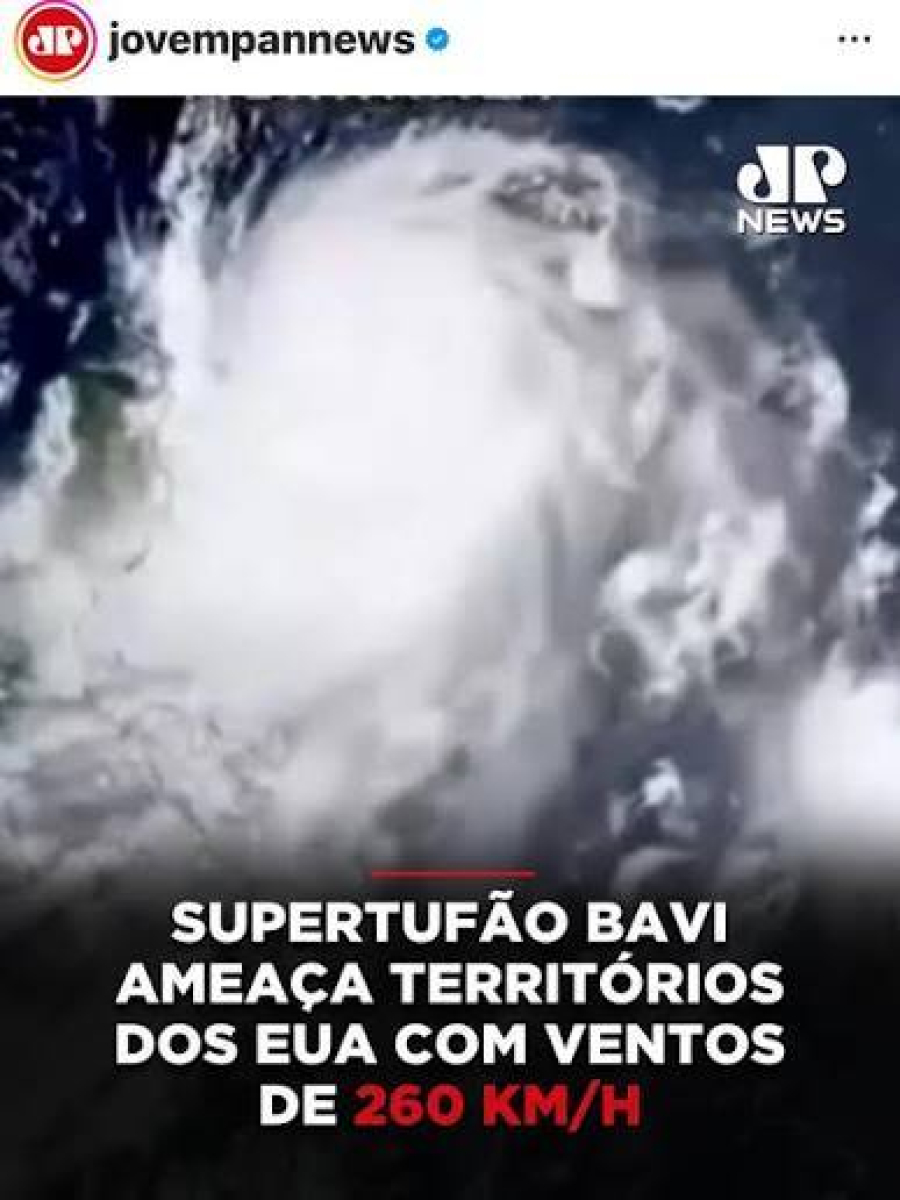 As ilhas do sudoeste do Japão estão em alerta máximo com a aproximação do poderoso tufão Bavi.