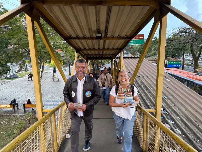 Jari e Heloísa Helena fazem campanha em Volta Redonda