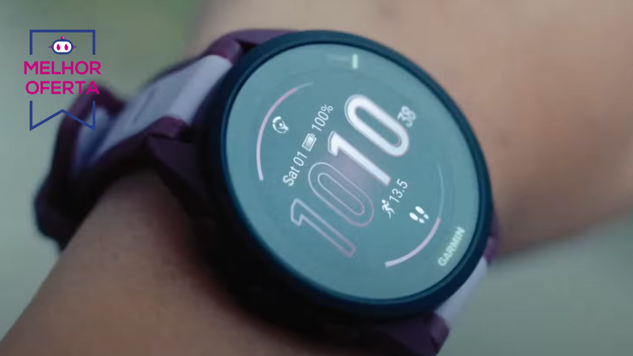 Para atletas: Garmin Forerunner 165 despenca 42% no Mercado Livre