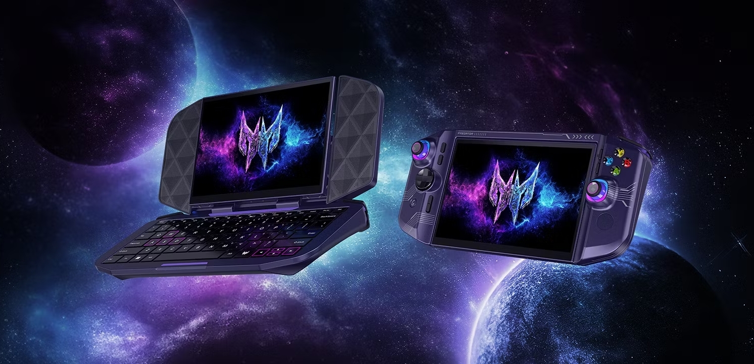 Acer revela console portátil que se transforma em notebook compacto