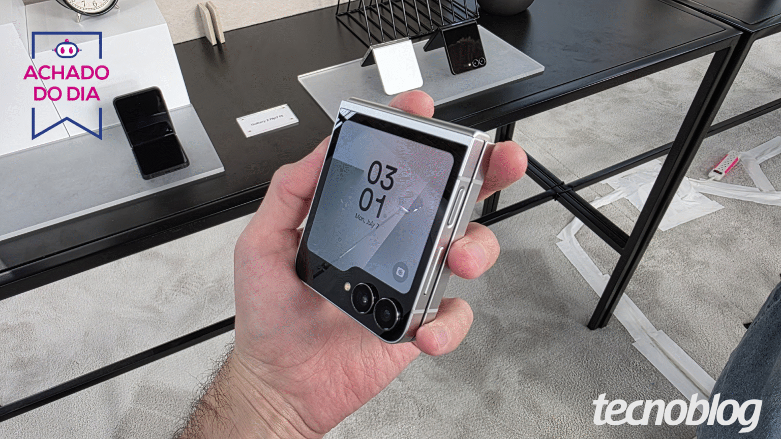 Oportunidade: Galaxy Z Flip 7 FE despenca 60% com cupom no Magalu