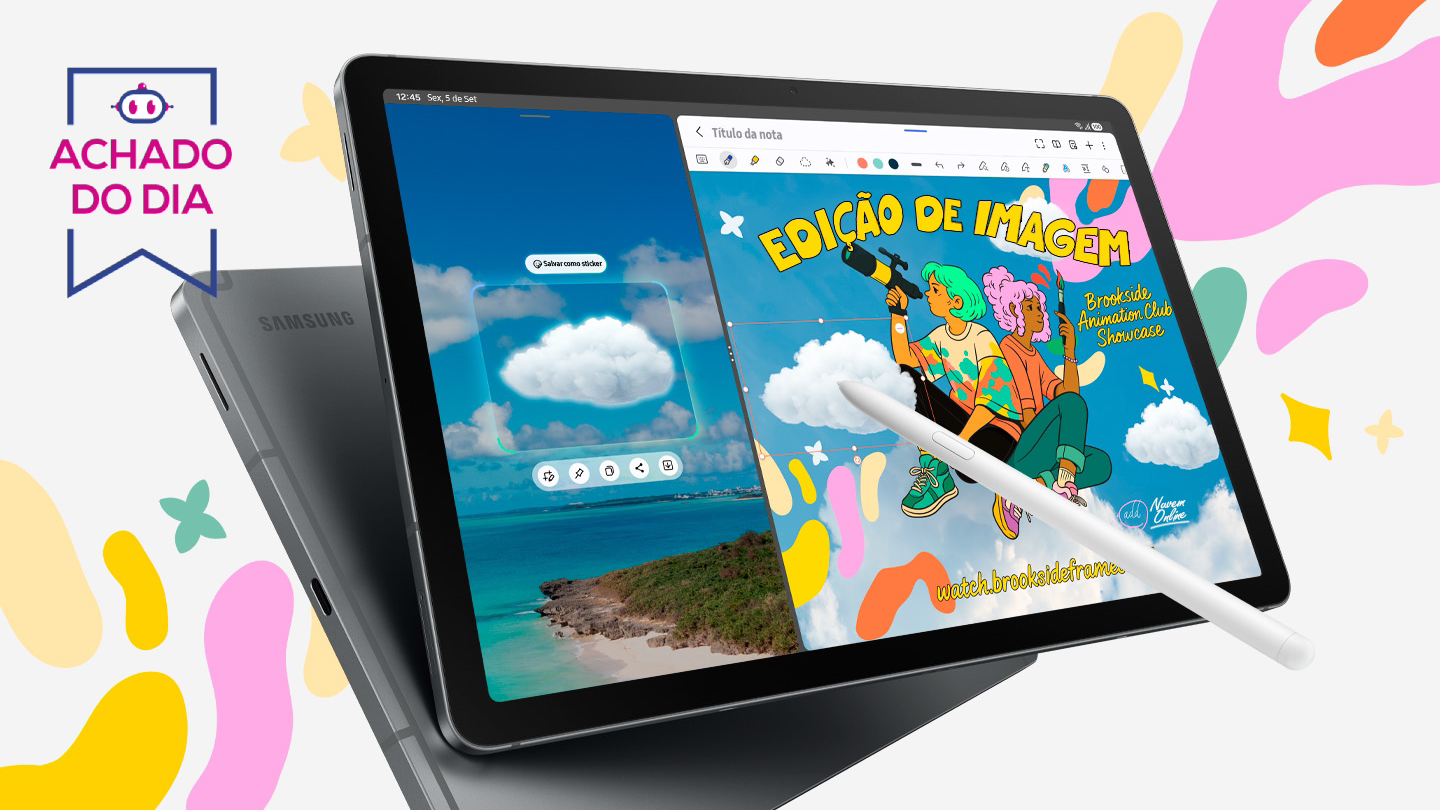 Custo-benefício: Galaxy Tab S10 Lite 5G tem melhor oferta desde abril