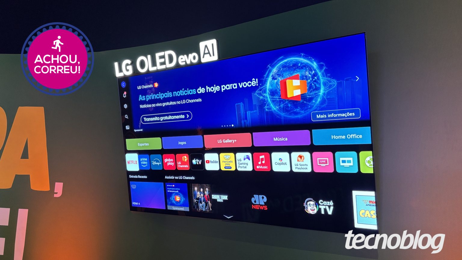 TV LG OLED C6 55” tem a melhor oferta registrada em até 12x sem juros