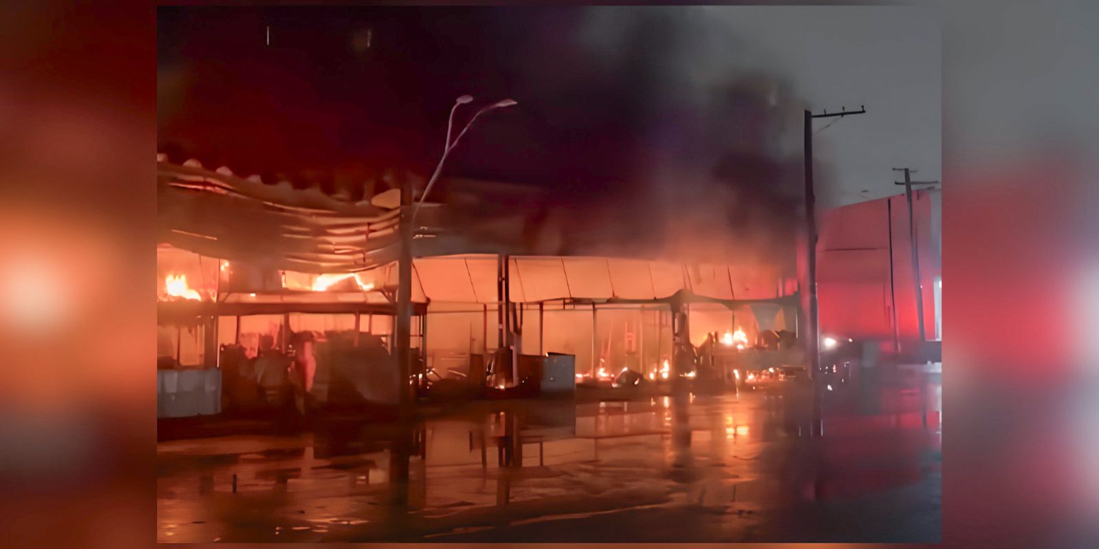 Incêndio atinge pavilhão de frutas no Ceagesp; não há vítimas