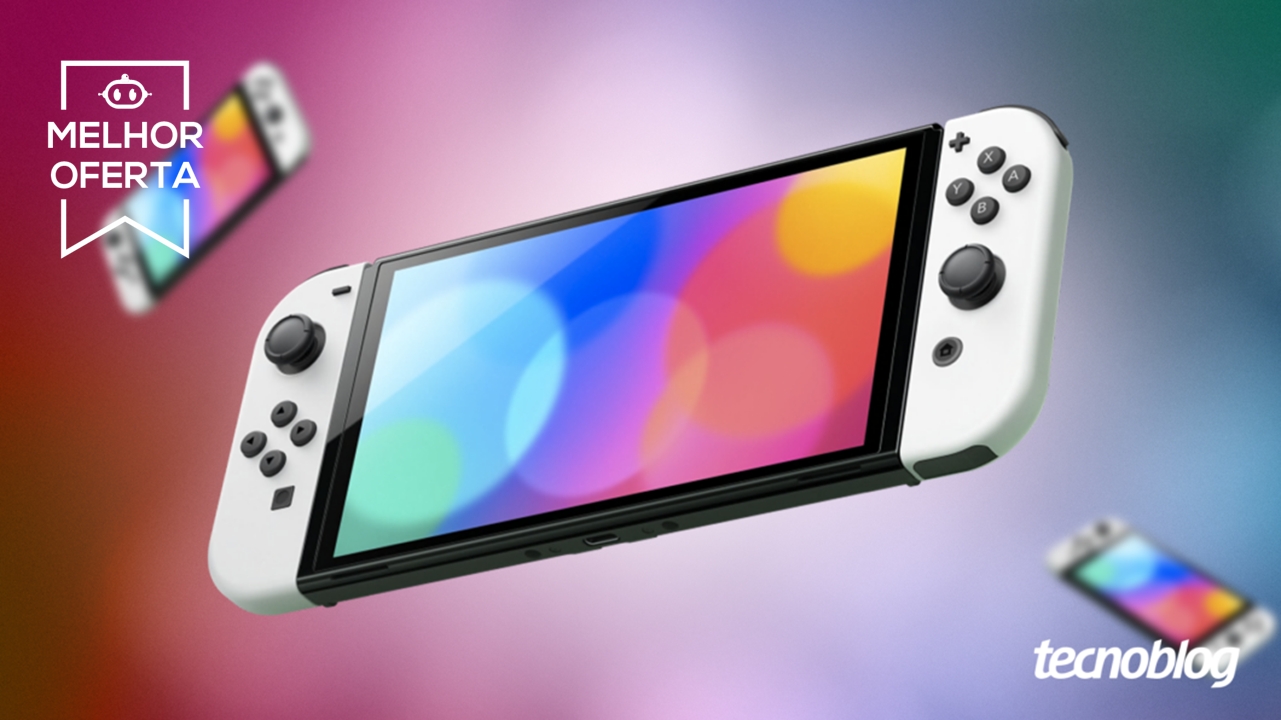 Nintendo Switch OLED fica mais barato com cupom no Mercado Livre