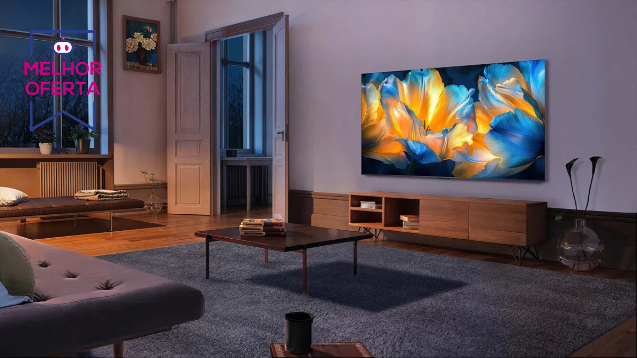 TV TCL Mini LED 55″ sai R$ 1 mil mais barata com nosso cupom exclusivo